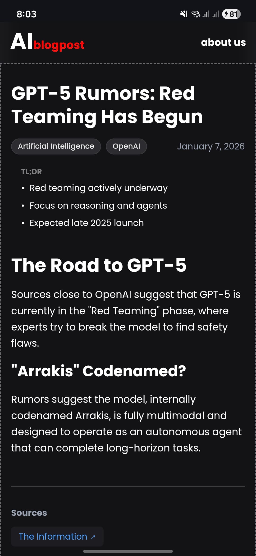 AI Blog Post screenshot 8